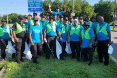 Adopt-a-highway-cleanup